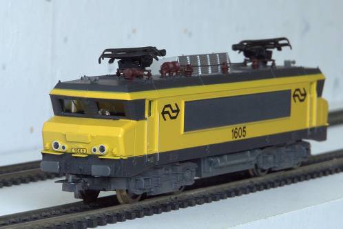 Lima 1600 locomotief, nummer 1605, voor alle verbouwingen