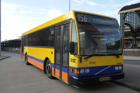 De bus waarmee ik naar Tilburg ging