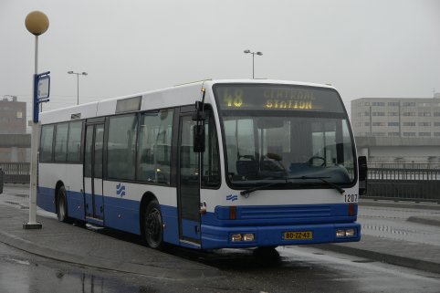 Den Oudsten GVB bus op A'dam Sloterdijk