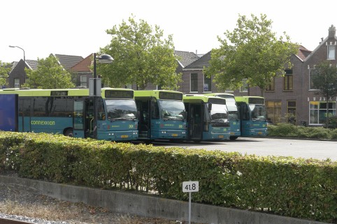 Connexxion bussen op Station Alkmaar