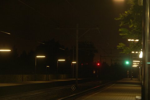 Nachtelijk station Purmerend