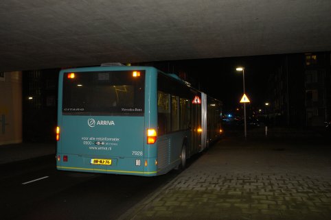 Gestrande Arriva bus