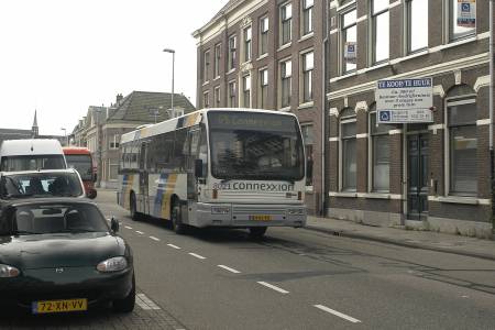 Ex-Hermes bus in dienst van Connexxion, Haarlem