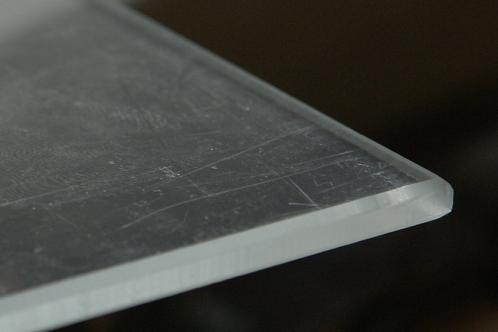 Bekraste acryl-plaat van 5 mm dik